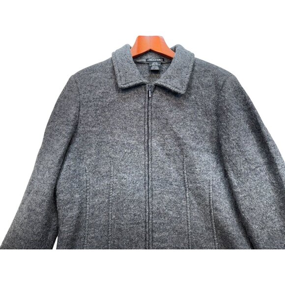 Sarah Ladies Wool Zip-Up Jacket XL Gray Classic - Picture 4 of 12